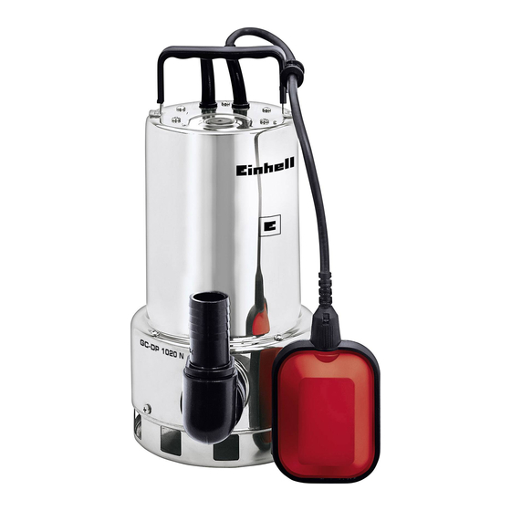 EINHELL GC-DP 1020 N Originalbetriebsanleitung