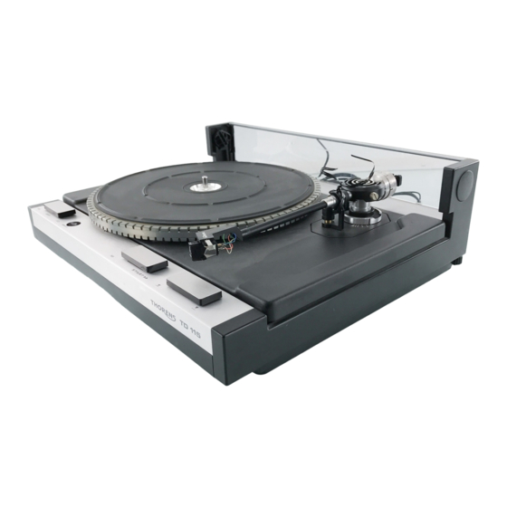 THORENS TD 115 Bedienungsanleitung