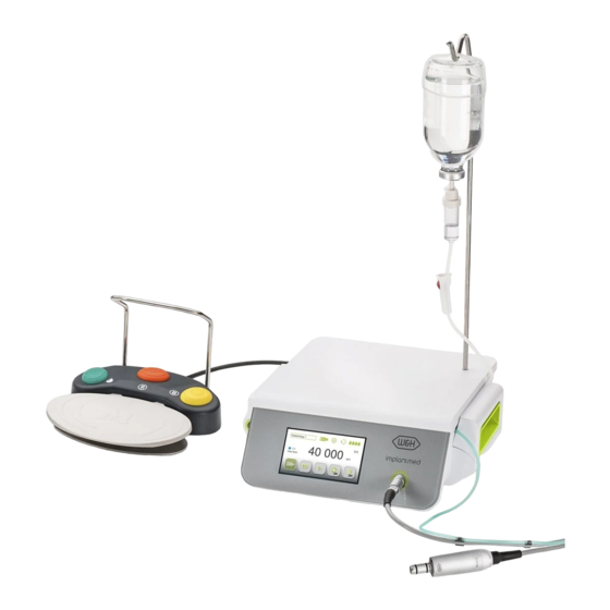 W&H implantmed PLUS SI-1010 Gebrauchsanweisung