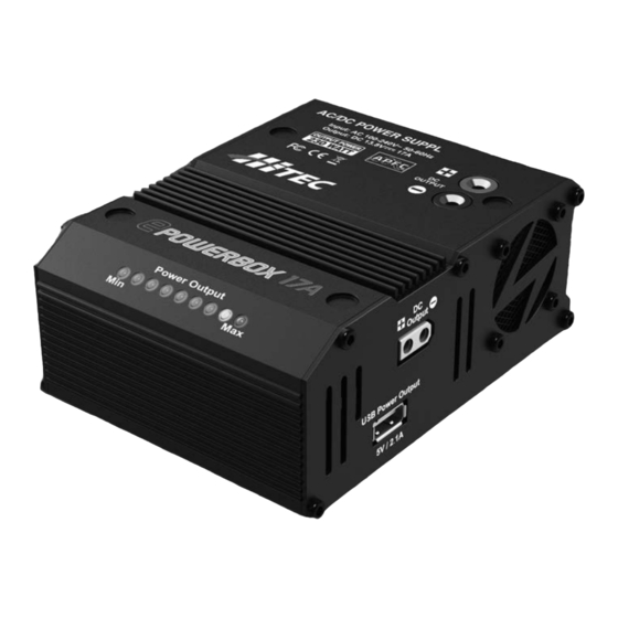 HITEC ePowerbox 17A Bedienungsanleitung