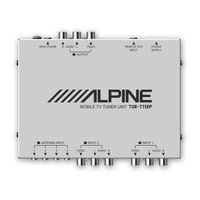 Alpine TUE-T112P Bedienungsanleitung