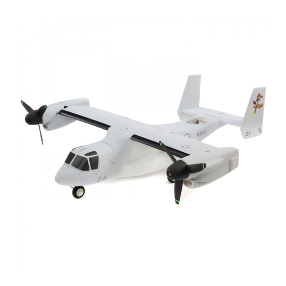 Horizon Hobby E-flite V-22 Osprey VTOL Bedienungsanleitung