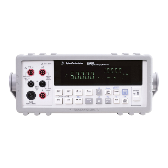 Agilent Technologies U3401A Benutzerhandbuch