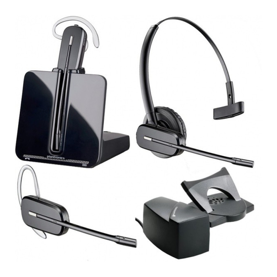 Plantronics CS540A Bedienungsanleitung