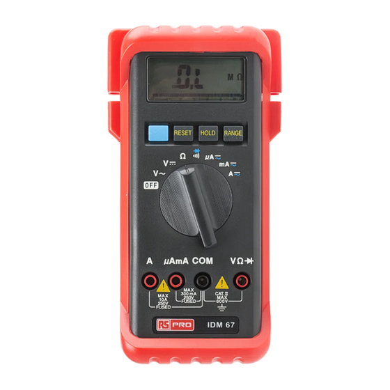 Isotech IDM67 Bedienungsanleitung