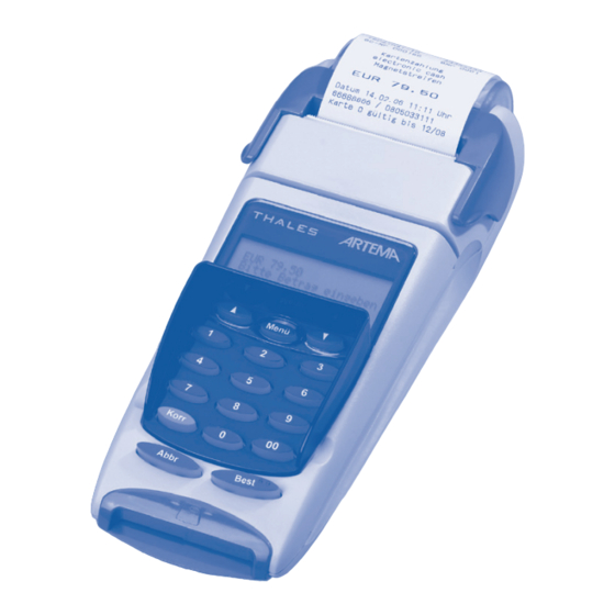 Thales ARTEMA mobile Bedienungsanleitung