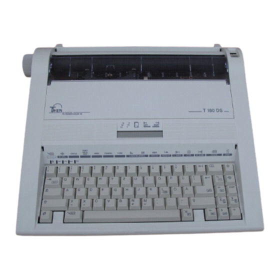TWEN T 180 DS Bedienungsanleitung