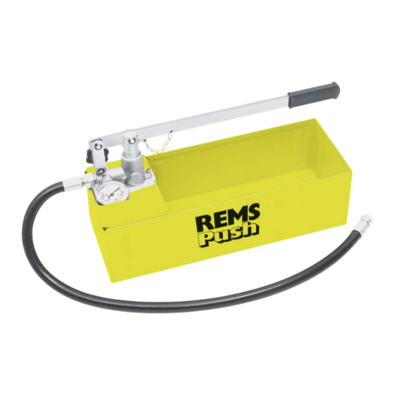 REMS Push Betriebsanleitung