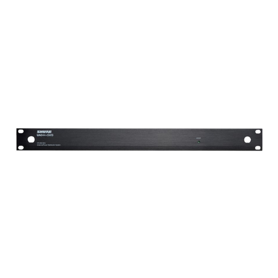 Shure UA844SWB Bedienungsanleitung