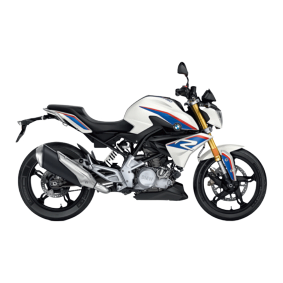 BMW G 310 R Handbücher