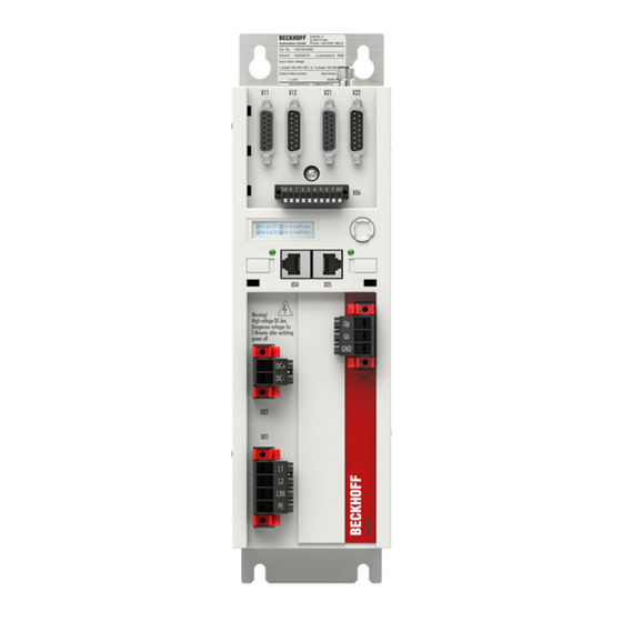 Beckhoff AX5103 Systemhandbuch