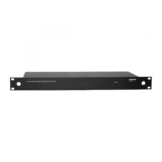 Shure UA844SWB Bedienungsanleitung