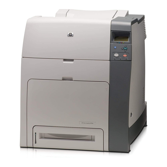 HP Color LaserJet 4700 Benutzerhandbuch