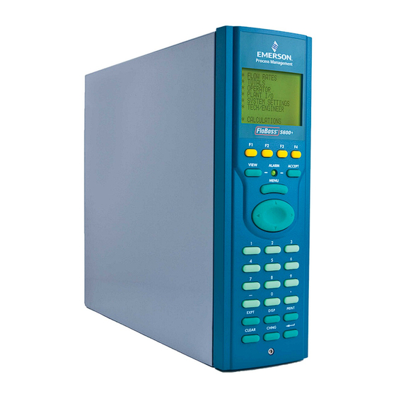 Emerson FloBoss S600+ Flow Computer Bedienungsanleitung