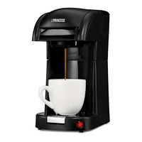 Princess TRAVEL POD COFFEE MAKER Anleitung