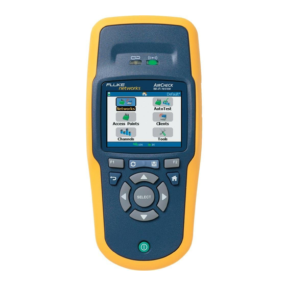 Fluke Networks AirCheck Erste Schritte