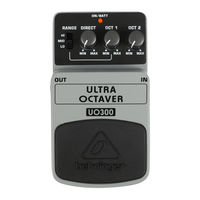 Behringer ULTRA OCTAVER UO300 Bedienungsanleitung