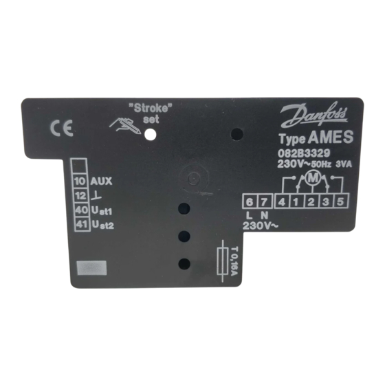 Danfoss AMES 230/240 V Installationsanleitung