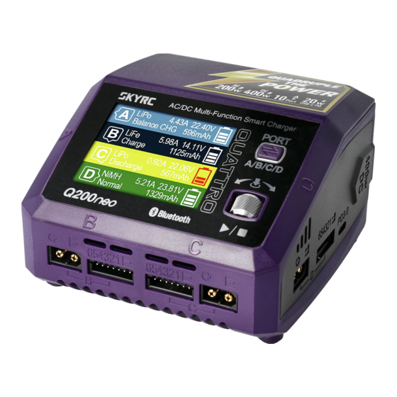 Skyrc Q200neo Bedienungsanleitung