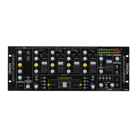 Denon DN-X800 Bedienungsanleitung