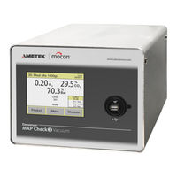 Ametek mocon Dansensor MAP Check 3 Vacuum Bedienungsanleitung