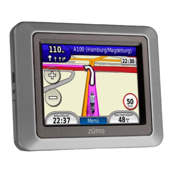 Garmin zumo 210 Benutzerhandbuch