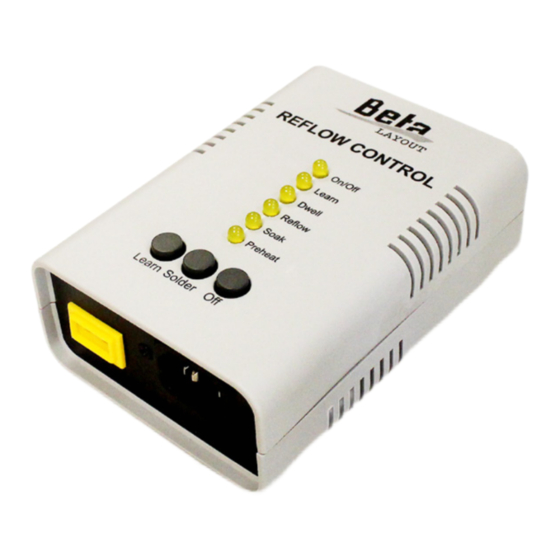 Beta Reflow-Controller Bedienungsanleitung