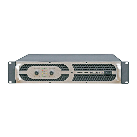 JB Systems D2-900 Bedienungsanleitung