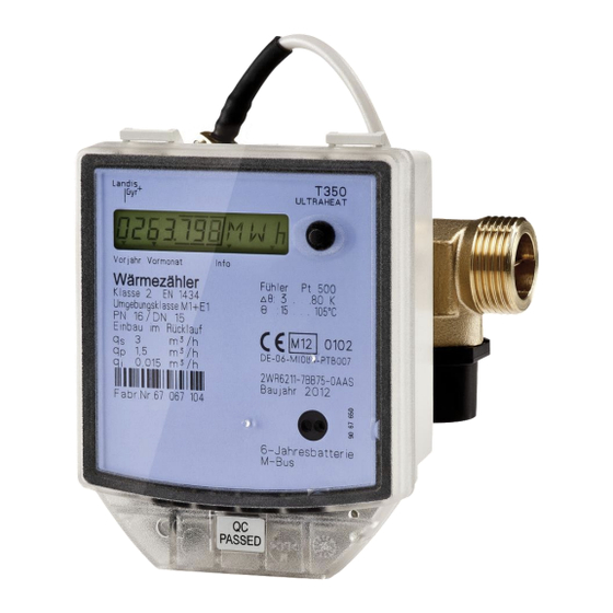 Landis+Gyr ULTRAHEAT T350 Technische Beschreibung