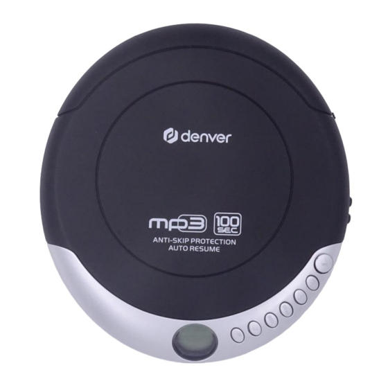 Denver DMP-391 Bedienungsanleitung