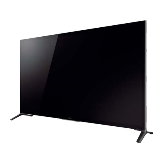Sony BRAVIA KD-79X9005B Referenzleitfaden