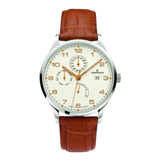 Junghans J810.5 Bedienungsanleitung