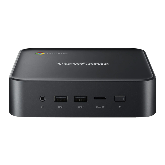ViewSonic NMP760 Chromebox Bedienungsanleitung