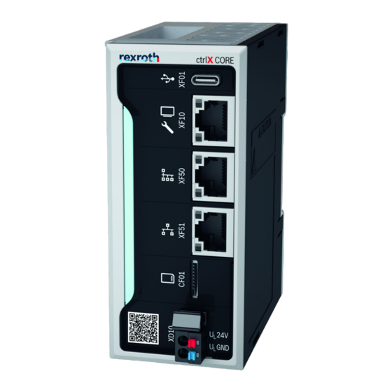 Bosch rexroth ctrlX CORE Betriebsanleitung