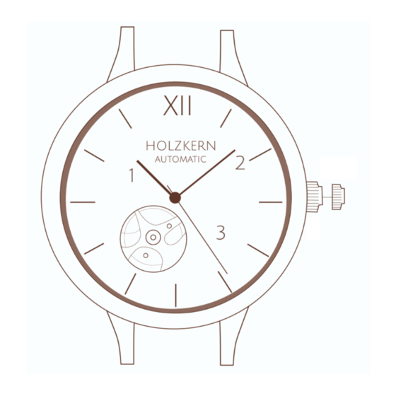 HOLZKERN Nubium Special Edition 42 mm Bedienungsanleitung