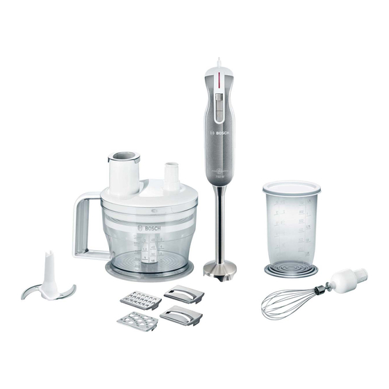 Bosch MSM78-Serie Gebrauchsanleitung