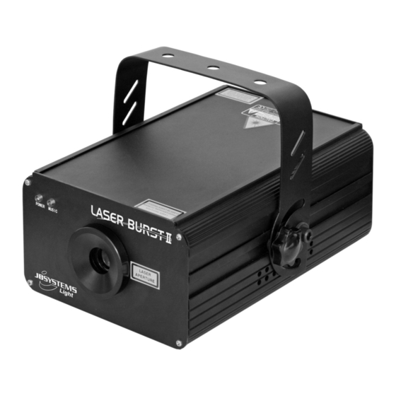 JB Systems Light LASER BURST II Bedienungsanleitung