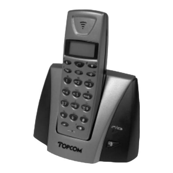 Topcom butler 1250 Bedienungsanleitung