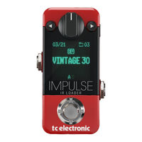 TC Electronic IMPULSE IR LOADER Schnellstartanleitung