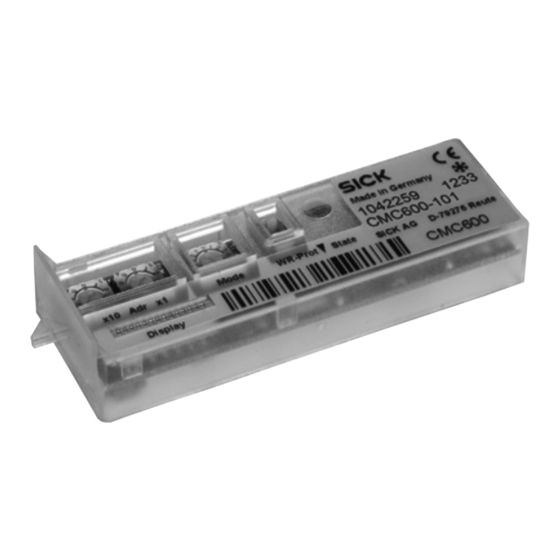 SICK CMC600-101 Betriebsanleitung