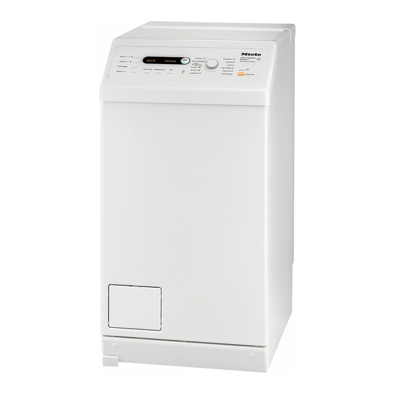 Miele W 695F WPM Gebrauchsanweisung