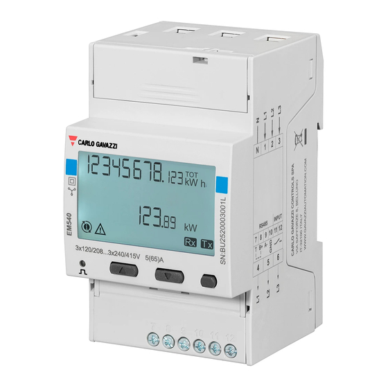 CARLO GAVAZZI EM530 Betriebsanleitung