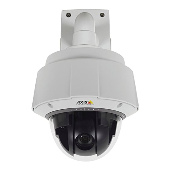 Axis AXIS Q6042 PTZ Handbücher