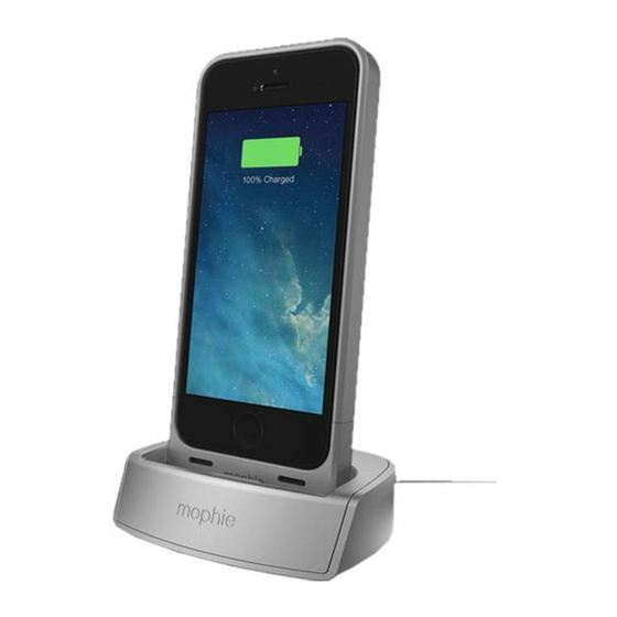 Mophie Desktop dock Gebrauchsanleitung