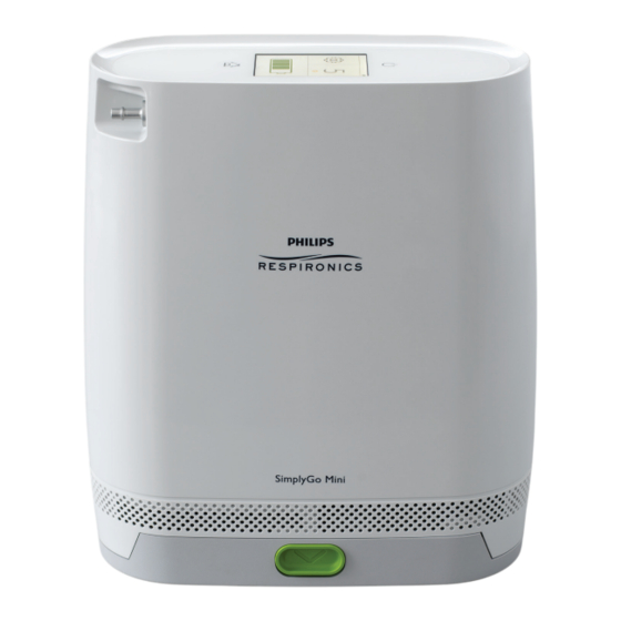 Philips Respironics SimplyGo Mini Benutzerhandbuch