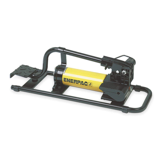 Enerpac P-392FP Bedienungsanleitung