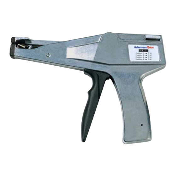 HellermannTyton MK3SP Betriebsanleitung