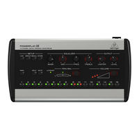 Behringer POWERPLAY 16 P16-D Schnellstartanleitung