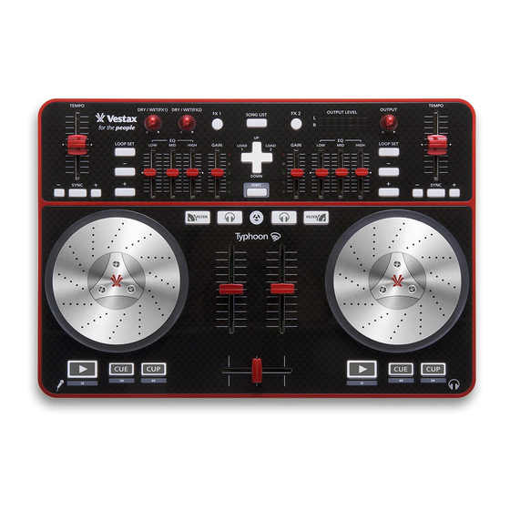 Vestax typhoon Bedienungsanleitung
