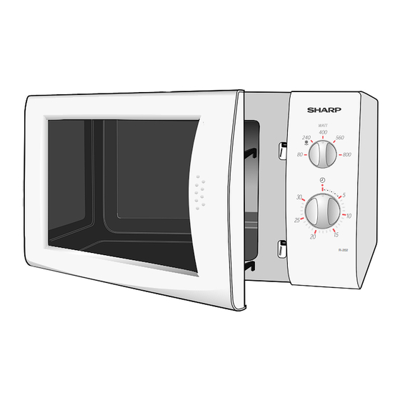 Sharp R-202N Bedienungsanleitung